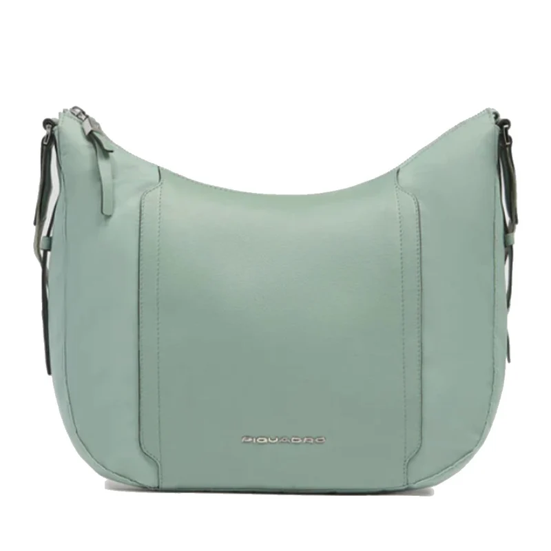 Borsa Donna PIQUADRO linea Circle in Tessuto e Pelle Colore Verde Misura Grande - BD6658W92T