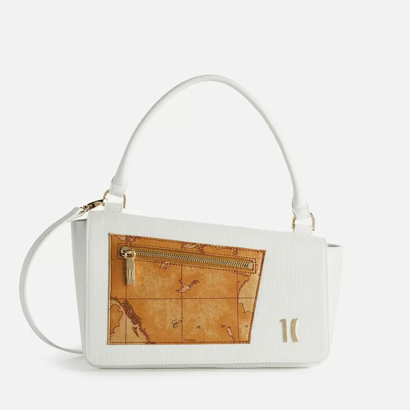 Borsa Sottospalla 1A Classe Alviero Martini linea Geo Pagoda Bianca LC73