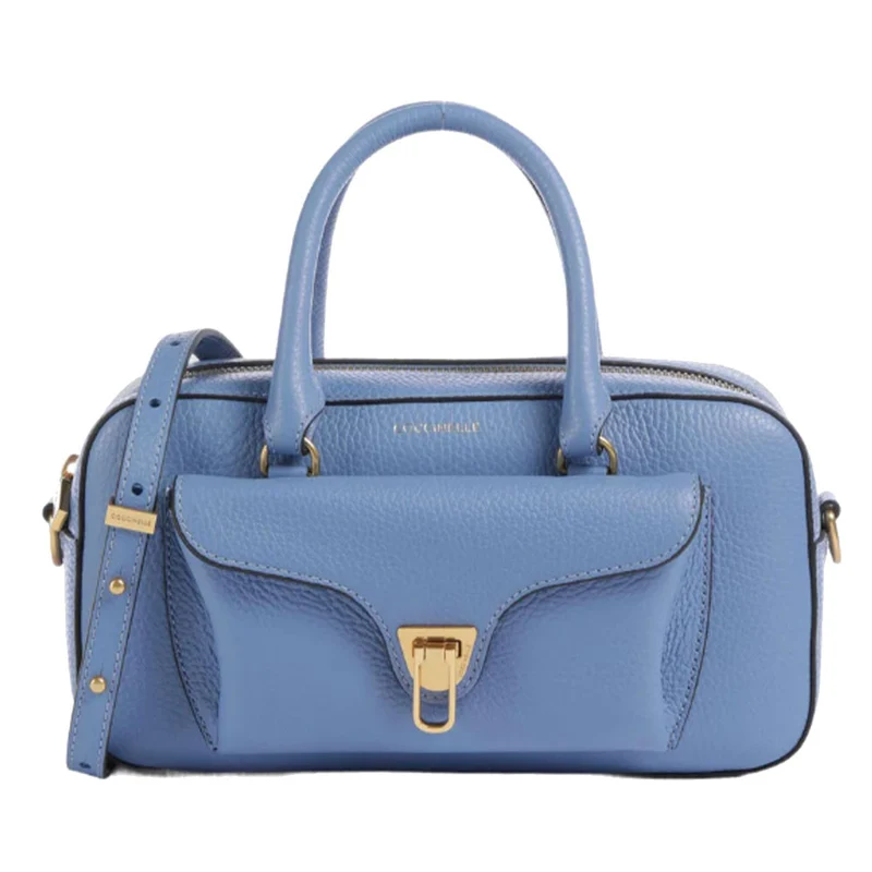 Borsa Donna a Mano COCCINELLE in Pelle linea Beat Soft Colore Azul