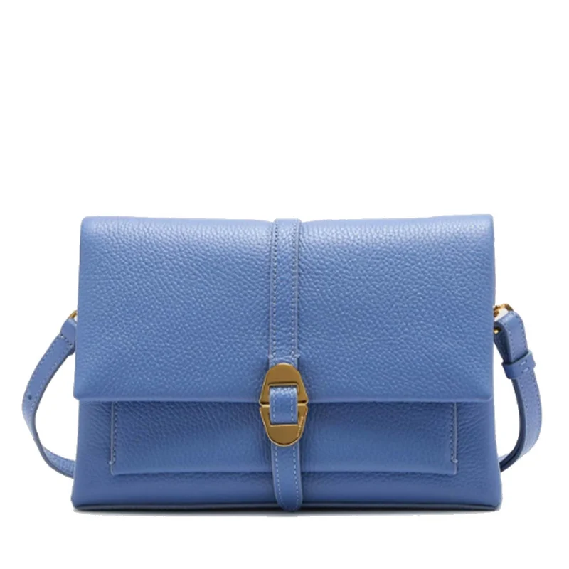 Borsa Donna a Tracolla COCCINELLE in Pelle Linea Dorian colore Azul