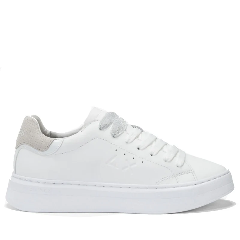 Scarpe Donna Sun68 Sneakers Grace Leather Colore Bianco - Bianco - Z35226