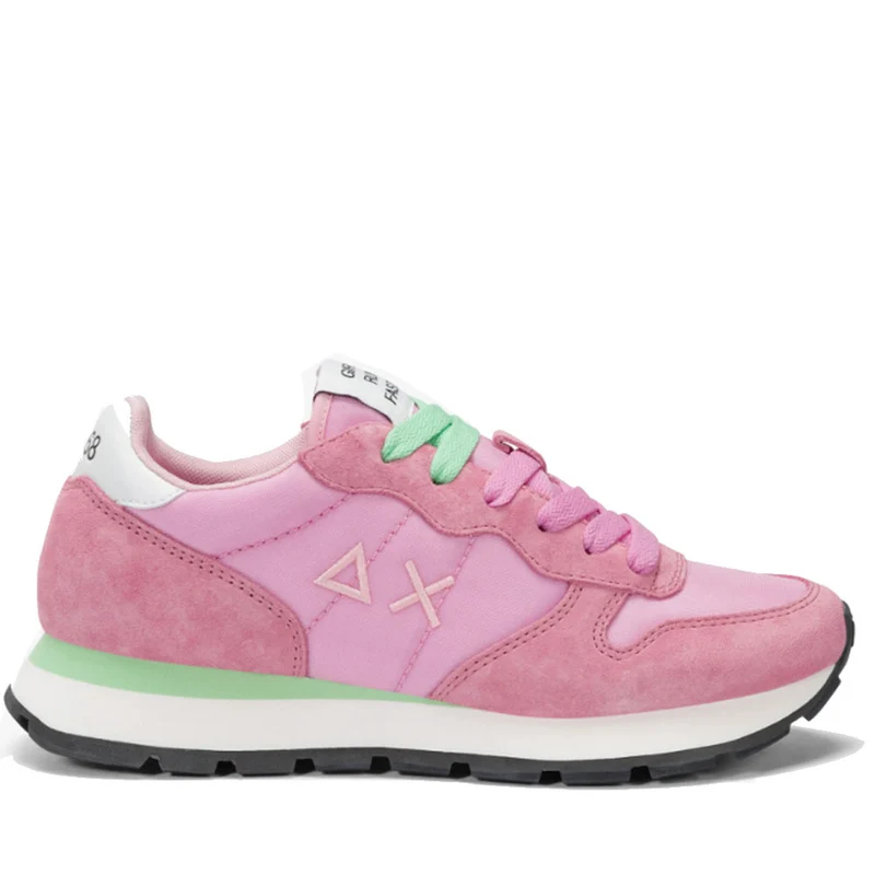 Scarpe Donna Sun68 Sneakers Ally Solid Nylon Colore Ciclamino - Z35201