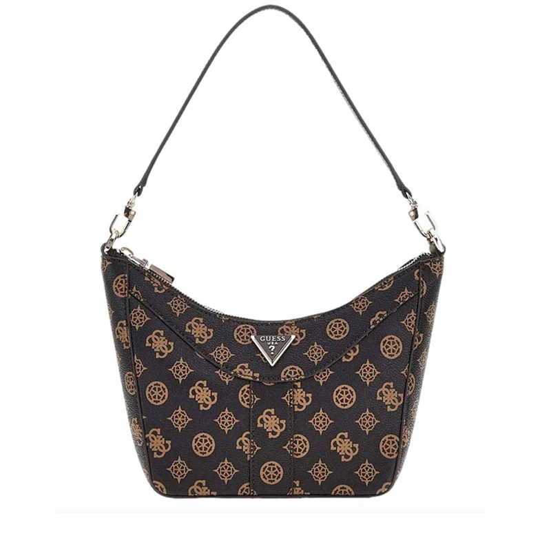 Borsa Donna Hobo a Spalla GUESS Linea Dorys Colore Mocha Logo
