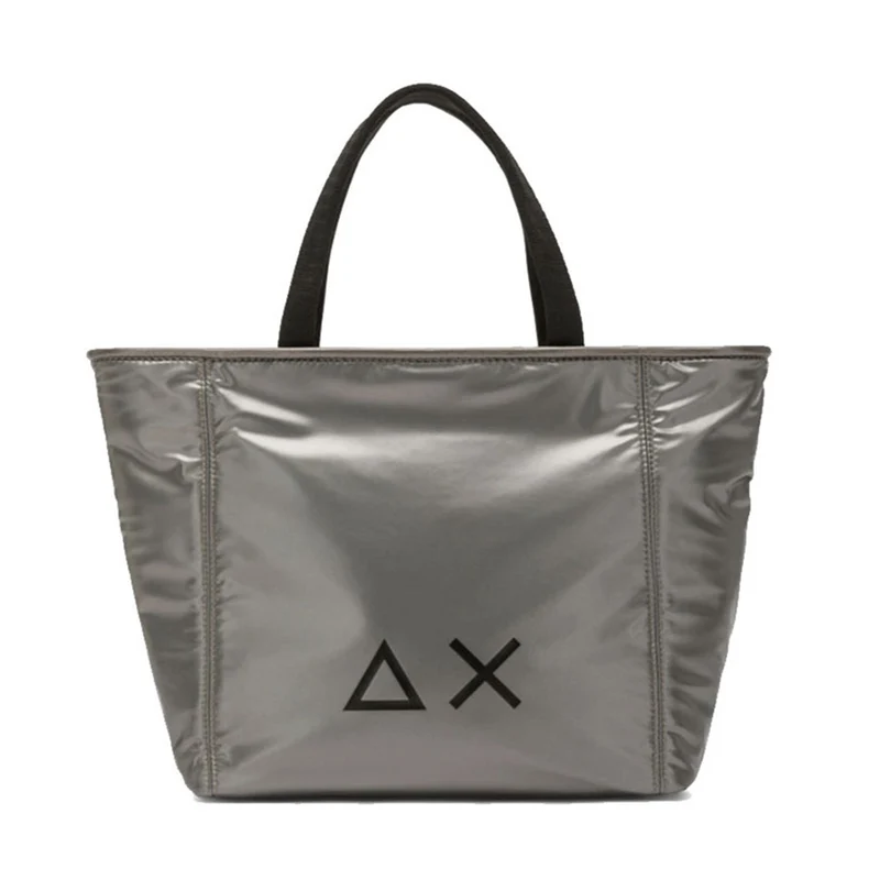 Shopping Bag Small SUN68 linea Jacqueline Laminated Argento