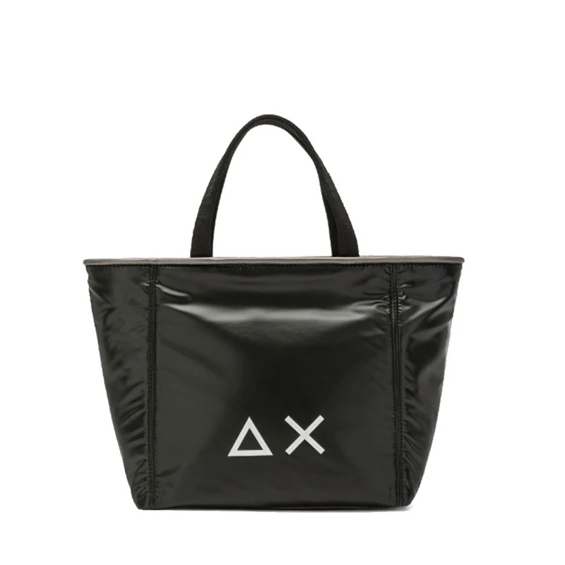 Shopping Bag XS SUN68 linea Jacqueline Laminated Nero