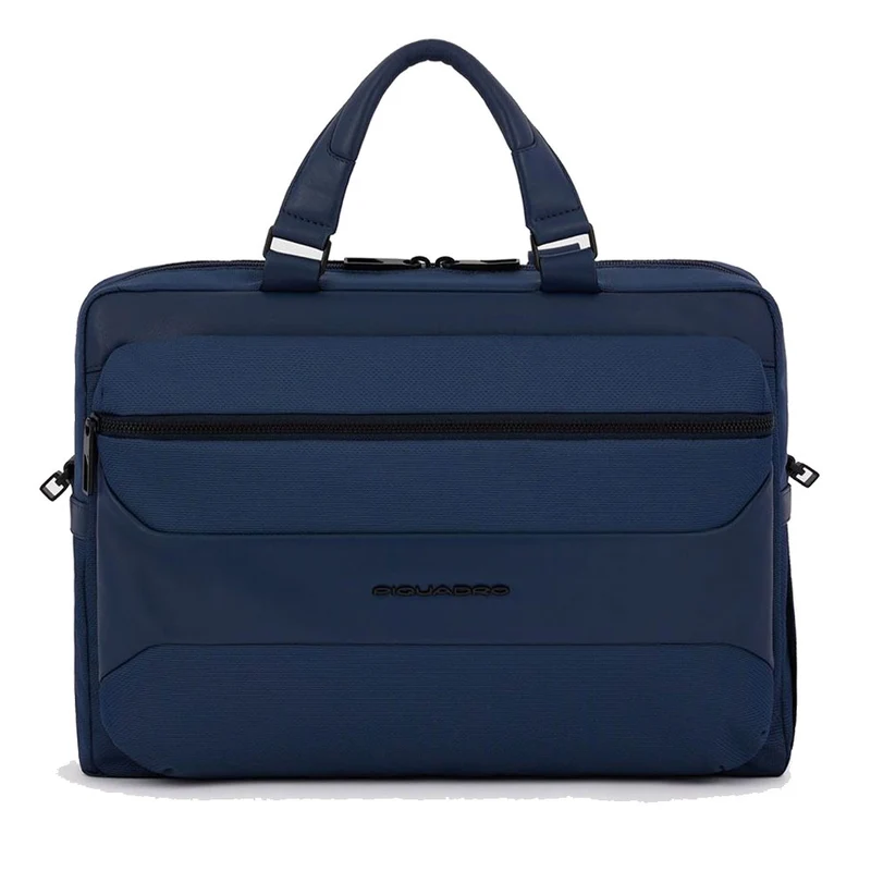 Cartella Porta Pc 14" PIQUADRO in Tessuto Riciclato Blu Linea Gio - CA6018S124