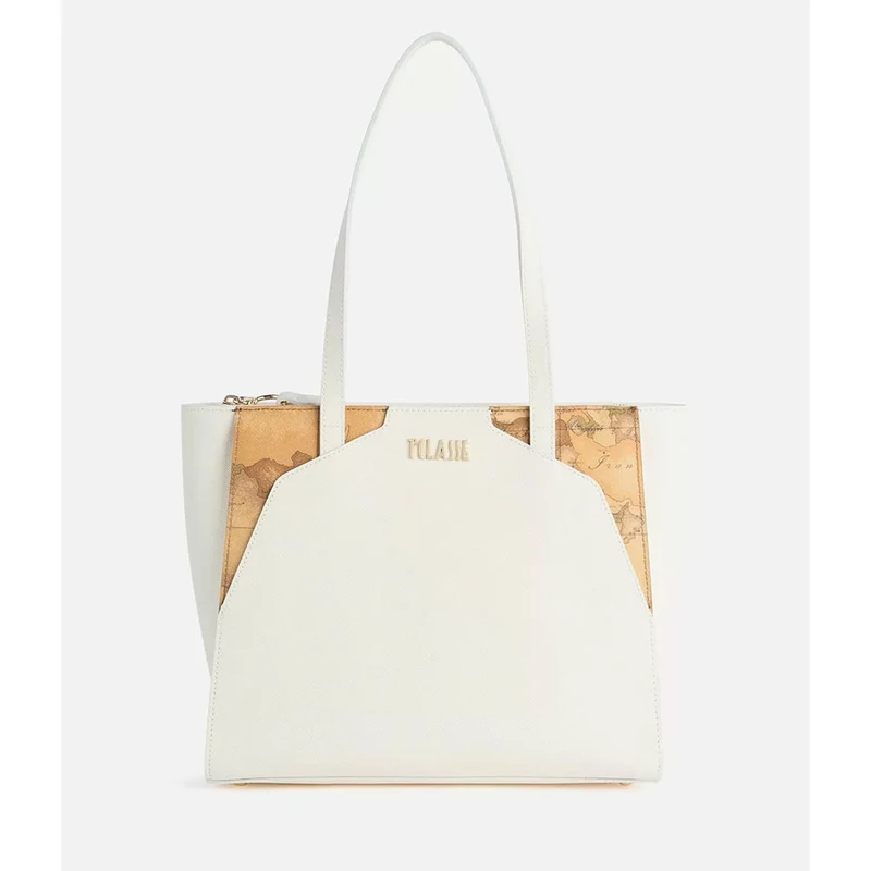 Shopping Bag Media 1A Classe Alviero Martini linea Java City Avorio LB91
