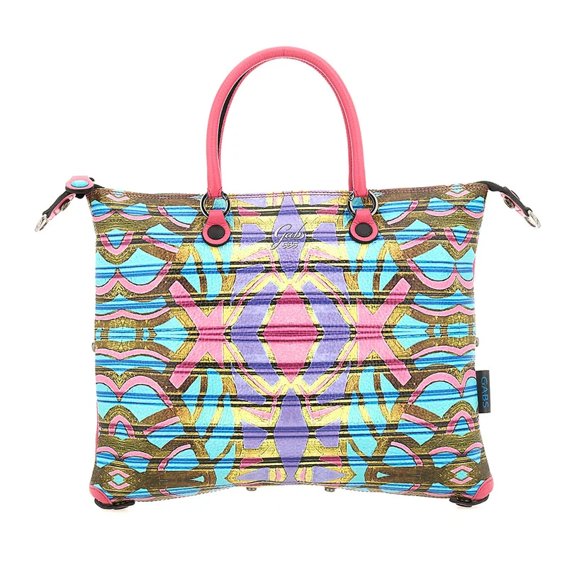 Borsa Donna a Mano con Tracolla GABS G3 PLUS Medium in Pelle stampa Maori