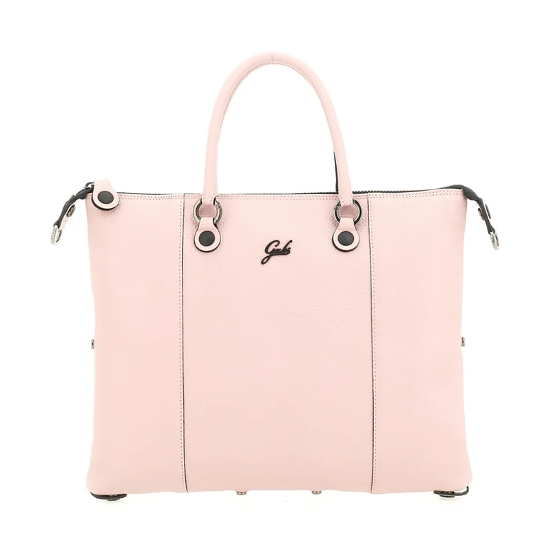 Borsa Donna a Mano con Tracolla GABS G3 PLUS Medium in Pelle Martellata Rosa Camelia