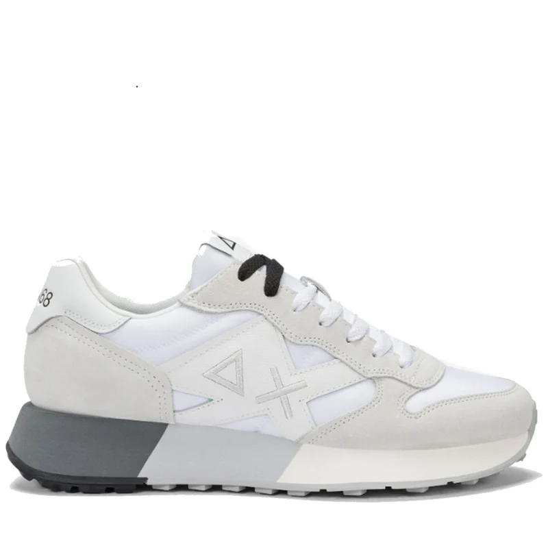 Scarpe Uomo Sun68 Sneakers Jaki 2.0 Bicolor Bianco - Bianco