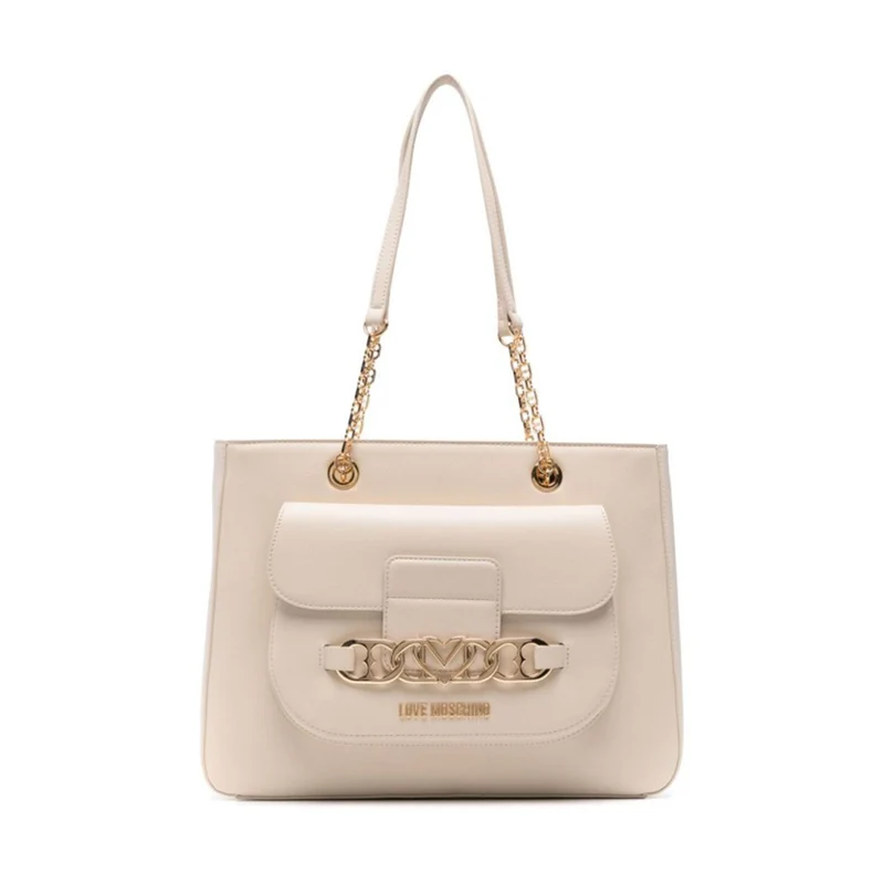Shopping Bag Donna LOVE MOSCHINO Avorio