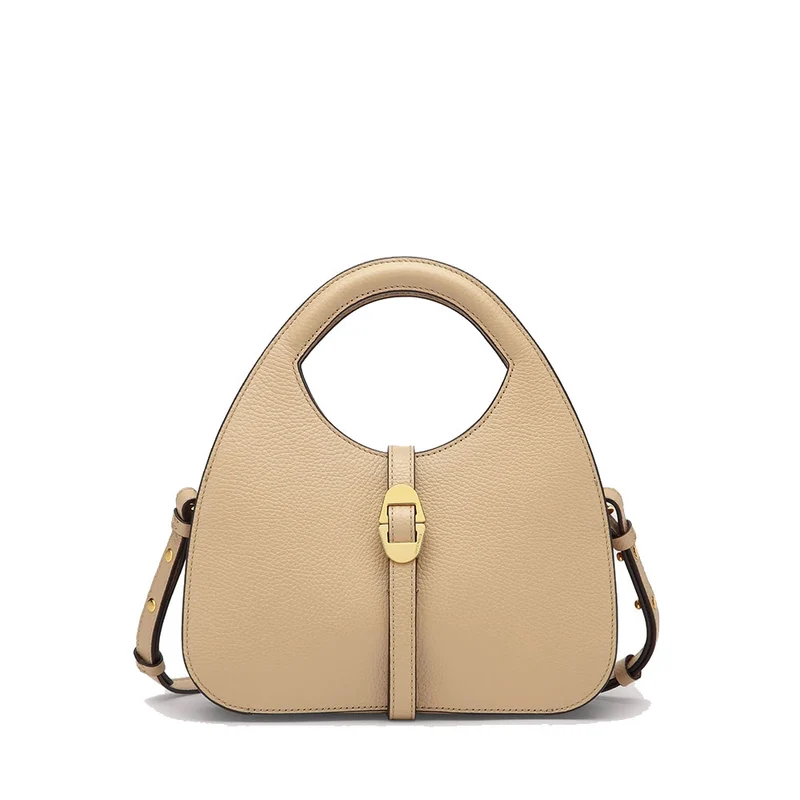 Borsa Donna a Mano COCCINELLE linea Cosima in Pelle color Toasted Small