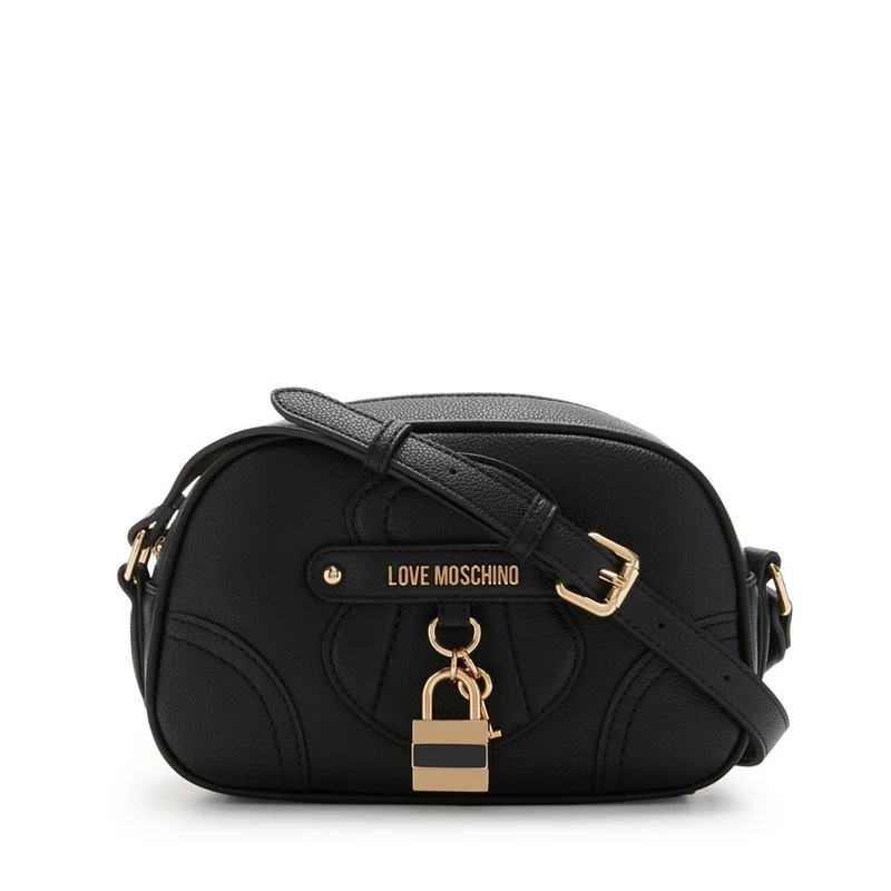 Borsa Donna a Tracolla LOVE MOSCHINO linea Padlock colore Nero