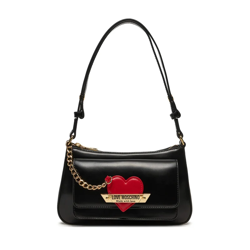 Borsa Donna Sottospalla LOVE MOSCHINO linea Made With Love colore Nero
