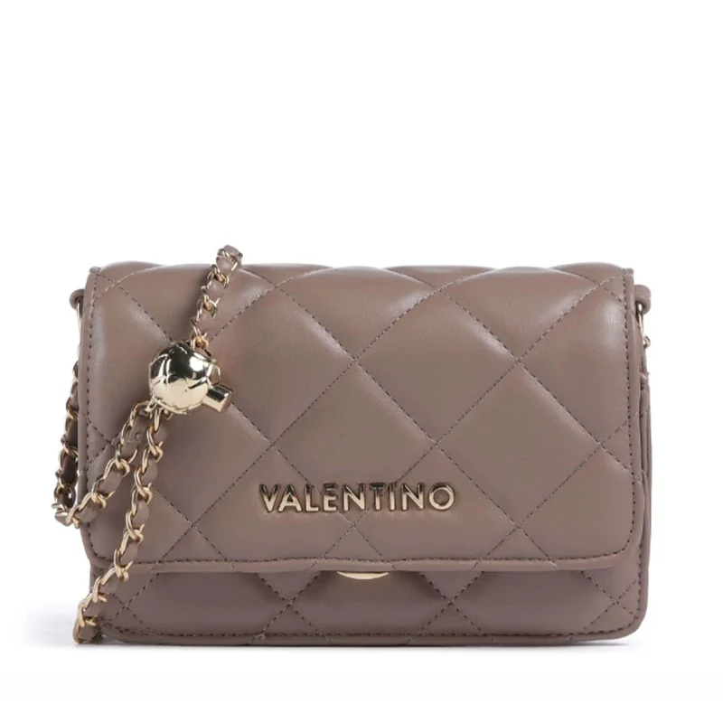 Borsa Donna a Tracolla VALENTINO BAGS linea Ocarina Colore Taupe - VBS3KK52R