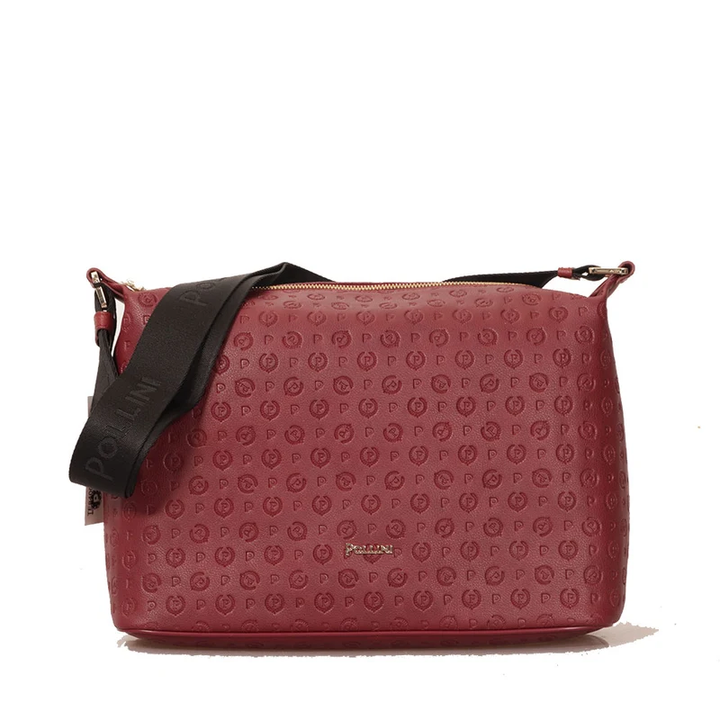 Borsa Donna a Spalla a Tracolla POLLINI Linea Heritage Embossed Bordeaux