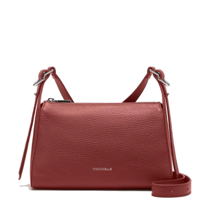 Borsa Donna a Tracolla COCCINELLE in Pelle linea Bishop colore Brandy