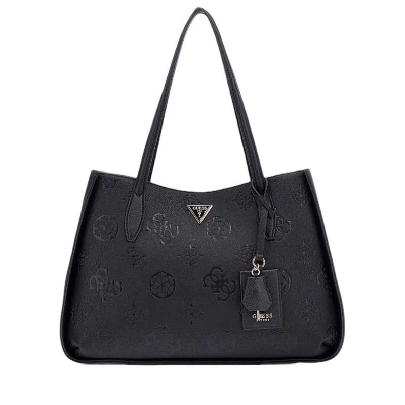 Borsa Donna Shopper a Spalla GUESS Linea Keandra Colore Black Logo