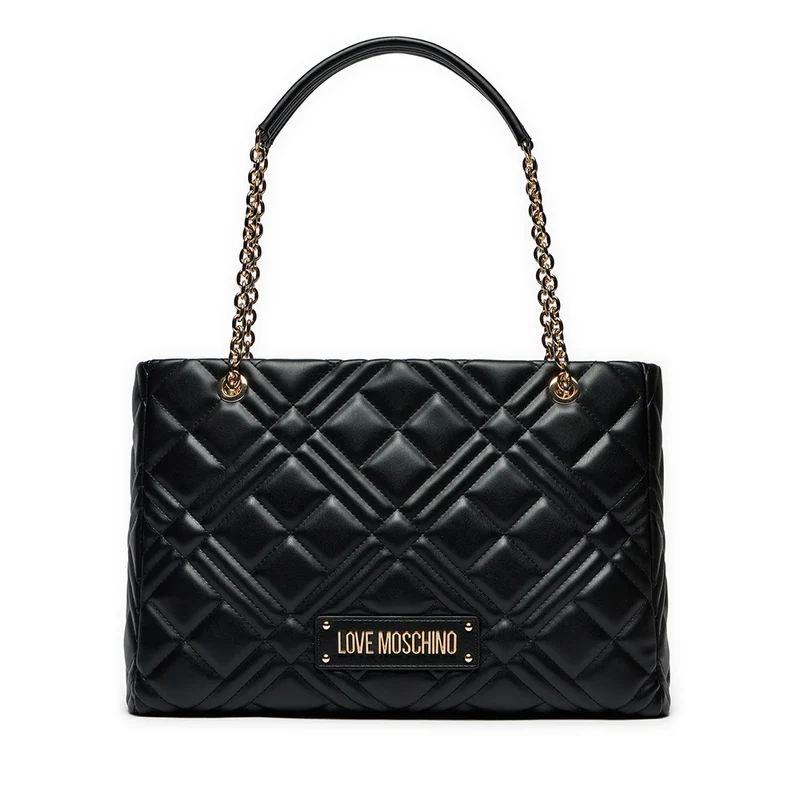 Shopping Bag Trapuntata LOVE MOSCHINO linea Quilted colore Nero