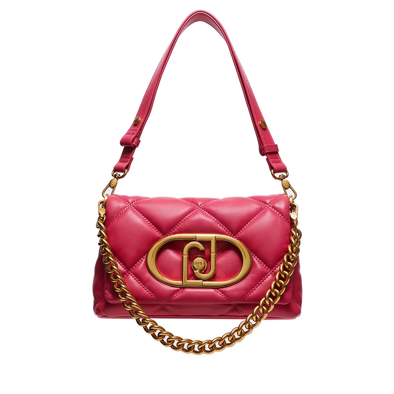 Borsa Donna a Spalla e Tracolla LIU JO linea La Puffy Trapuntata color Magenta