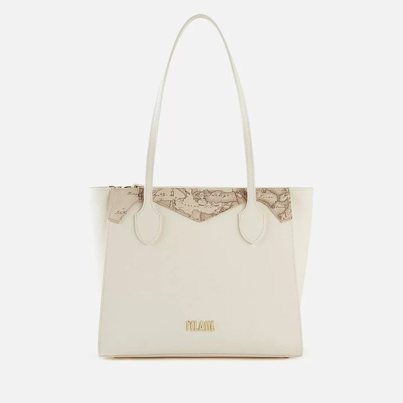Shopping Bag Small 1A Classe Alviero Martini linea Florida City Avorio e Geo Safari GZ52