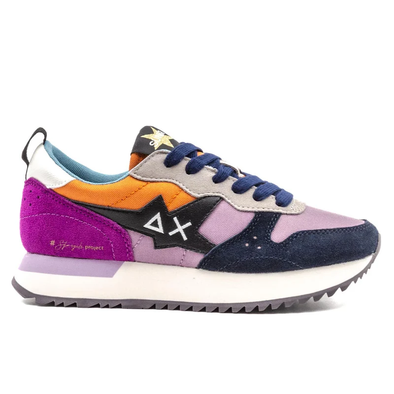 Scarpe Donna Sun68 Sneakers Stargirl Multicolor Colore Malva - Carota - Z43209