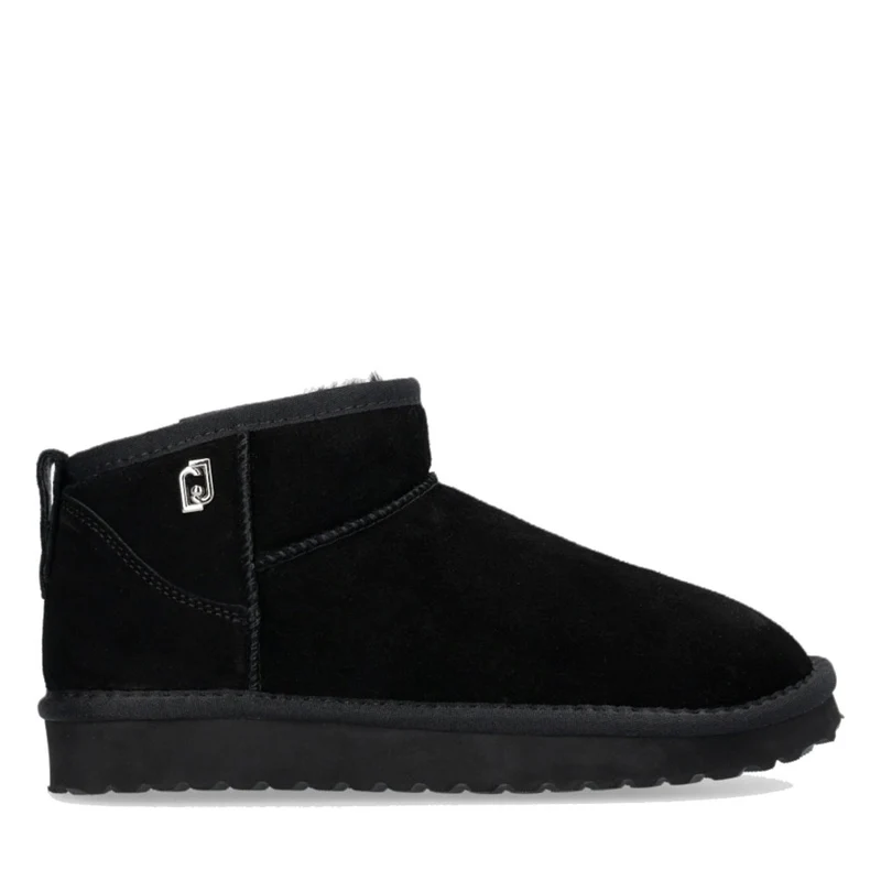 Scarpe Donna LIU JO Jil 01 Stivaletti Mini Imbottiti in Suede Nero
