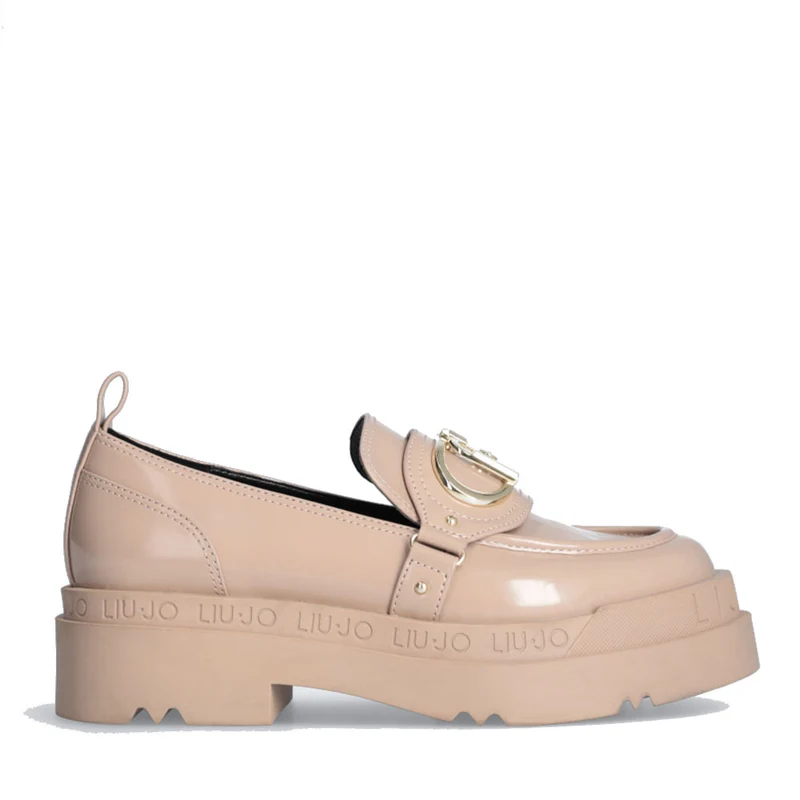 Scarpe Donna LIU JO Love 41 Mocassino Platform color Nude