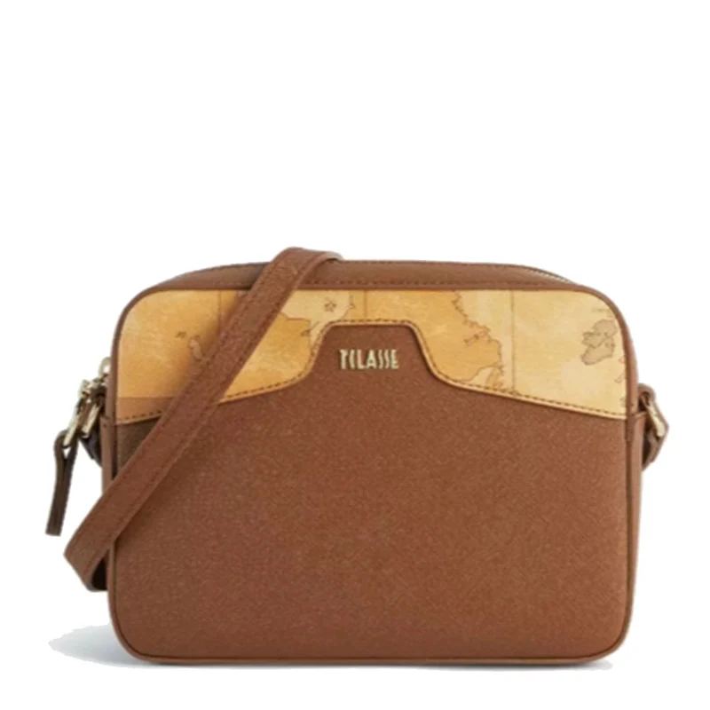 Borsa Donna a Tracolla Piccola 1A Classe Alviero Martini linea Glam City color Castagna GV72