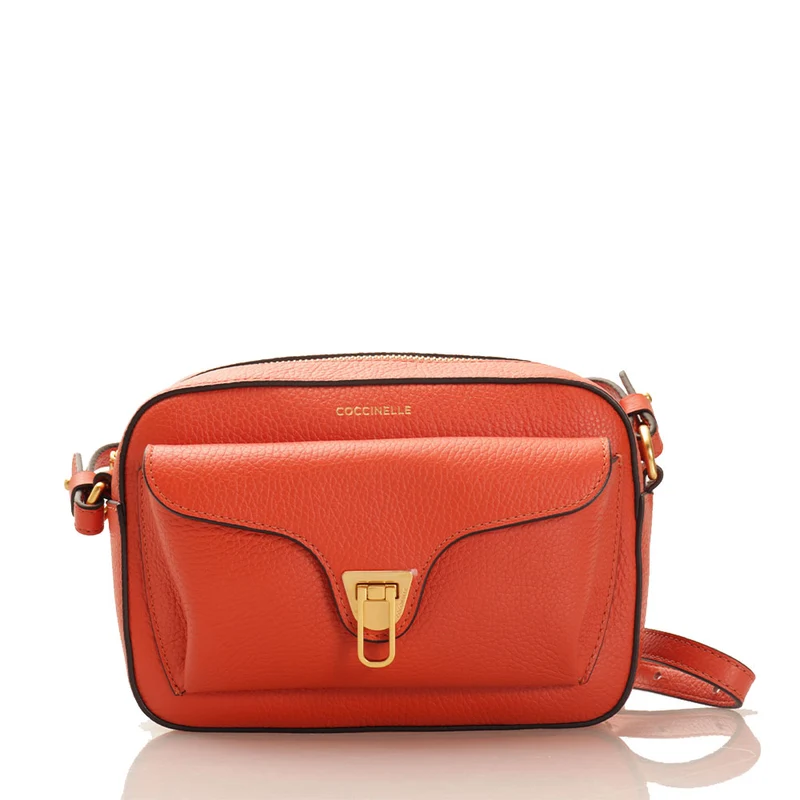Borsa Donna a Tracolla COCCINELLE in Pelle Tangerine linea Beat Soft Misura Media