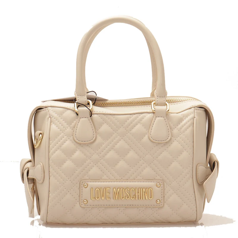 Borsa Donna Bauletto a Mano LOVE MOSCHINO linea Shiny Quilted color Lamb
