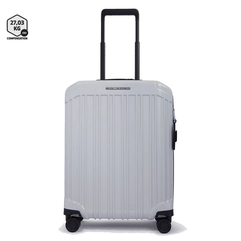 Trolley Cabina Rigido PIQUADRO linea PQ-Light Ultra Slim 4 Ruote Colore Grigio - BV4425PQLS2