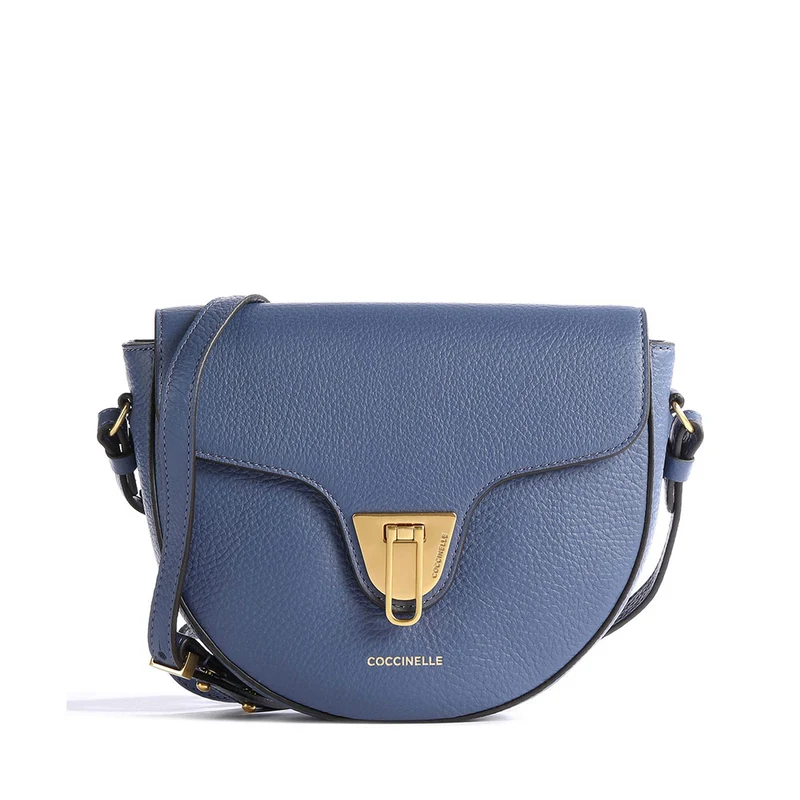 Borsa Donna a Tracolla COCCINELLE in Pelle linea Beat Soft Mini colore Mirtillo