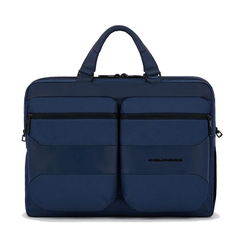 Cartella Porta Pc 15,6" PIQUADRO in Tessuto Riciclato Blu Linea Gio - CA6017S124