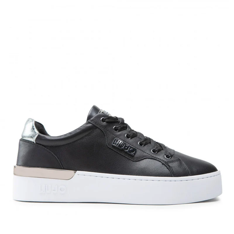 Scarpe Donna LIU JO Sneakers Silvia 70 in Pelle Nera