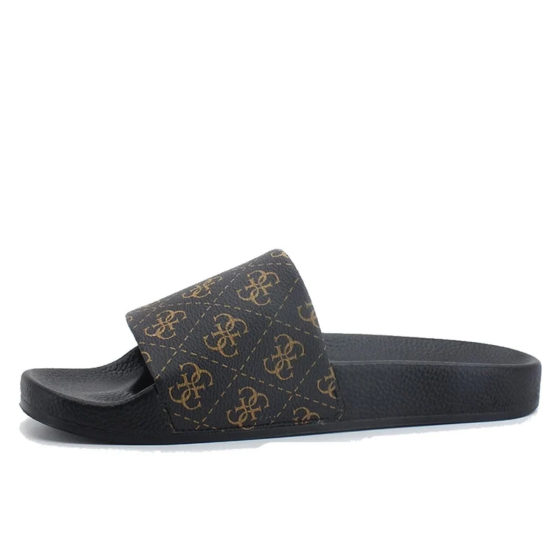 Ciabatte da Uomo Guess linea Colico Colore Marrone - Ocra