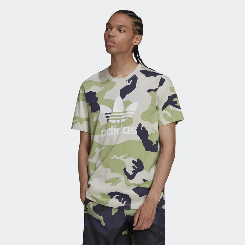 T-Shirt ADIDAS linea Graphics Camo colore Magic Lime