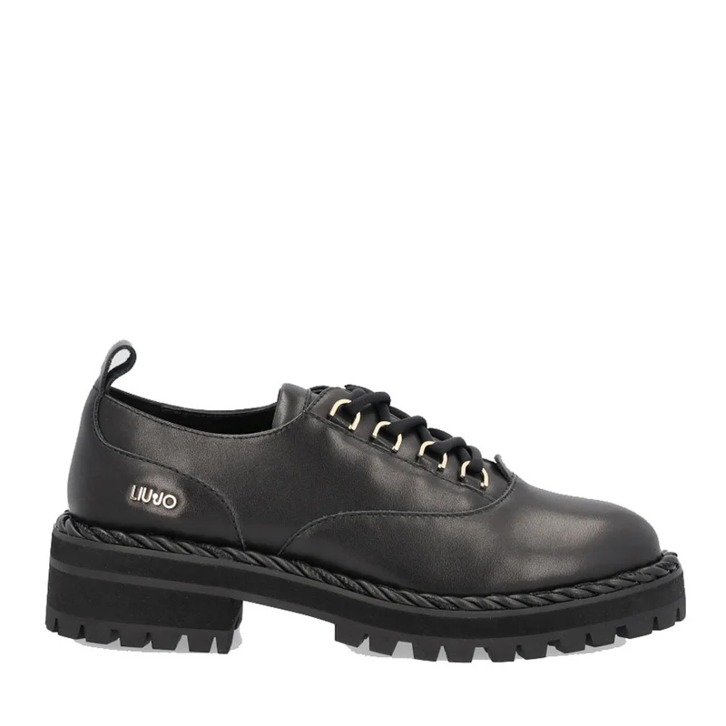Scarpe Donna LIU JO Francesine in Pelle Nera