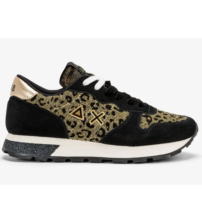 Scarpe Donna Sun68 Sneakers Ally Animal Soul Oro