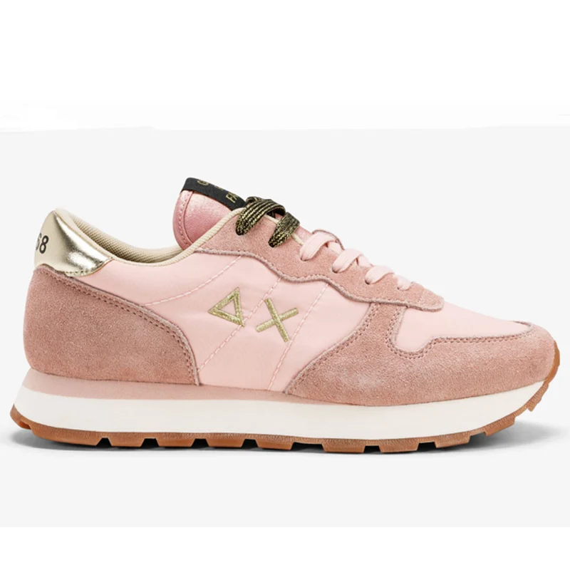 Scarpe Donna Sun68 Sneakers Ally Satin colore Rosa
