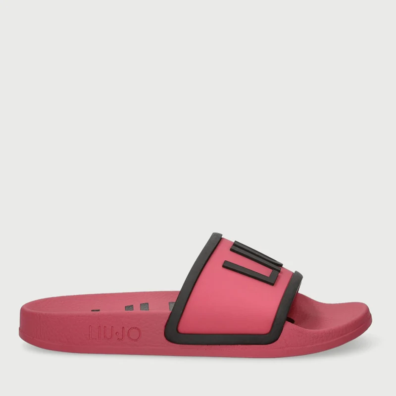 Ciabatte Donna LIU JO Fuxia con Maxi Logo