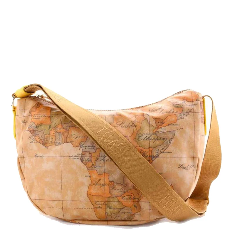 Borsa Donna a Tracolla Media 1A Classe Alviero Martini linea Soft Sound colore Geo Classic e Giallo GP61