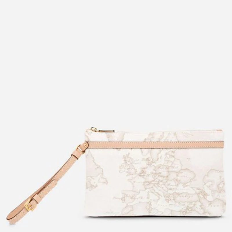 Borsa Donna a Mano Grande 1A Classe Alviero Martini linea Geo White N139