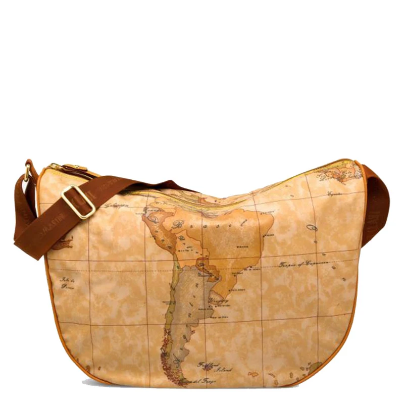 Borsa Donna 1A Classe Alviero Martini Mezzaluna Grande Geo Soft N847